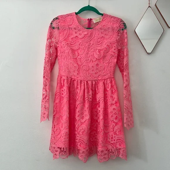 Yumi Kim | Dresses | Yumi Kim Pink Lace Dress | Poshmark